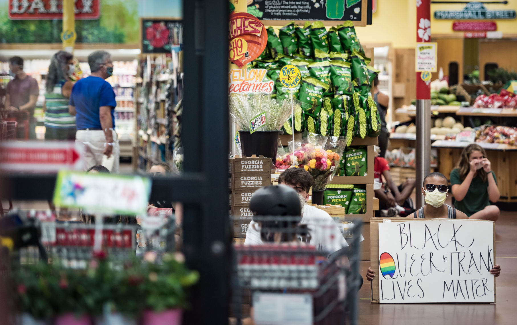 Sit-In Protest at Trader Joe's